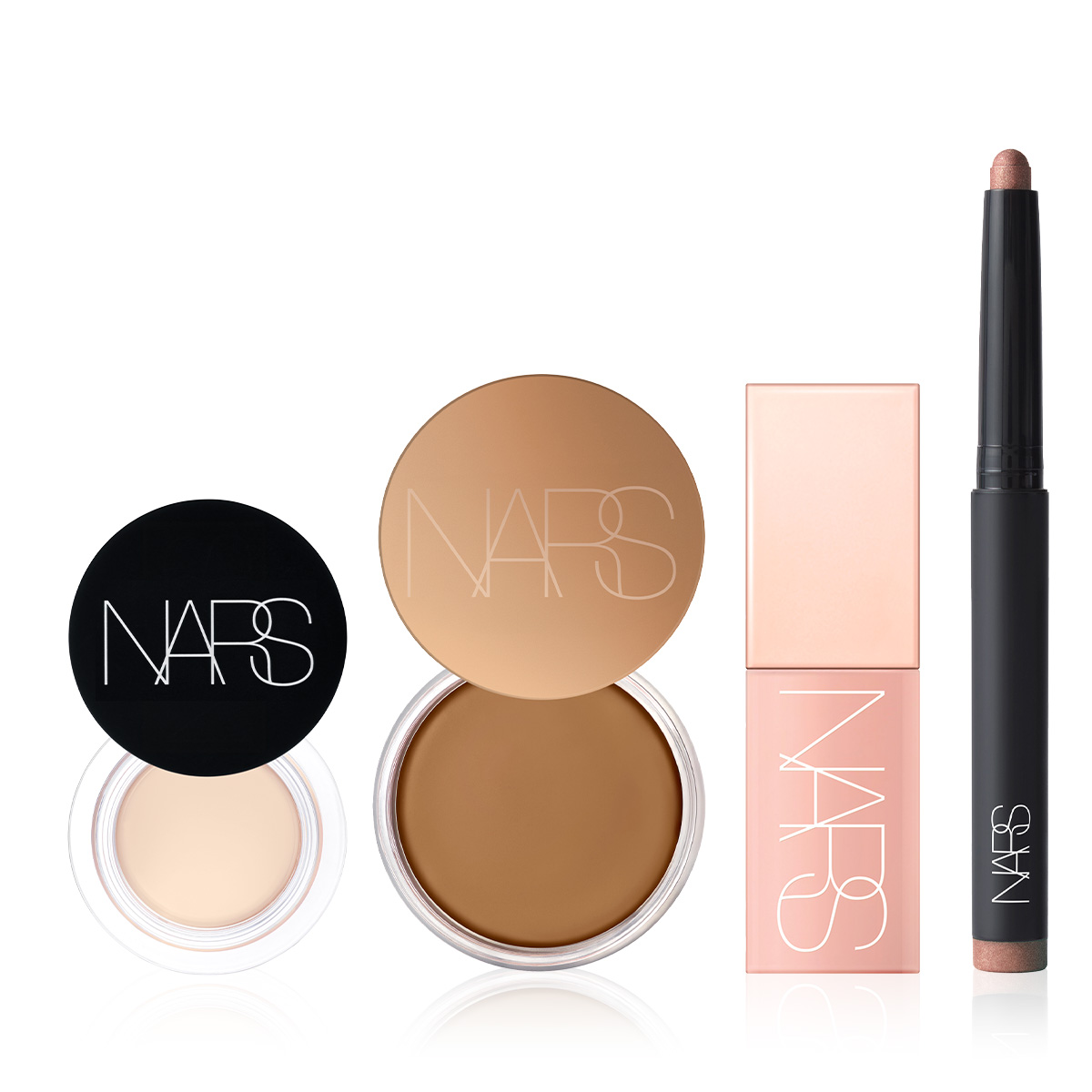 NARS - SEDUCTIVE GLOW ESSENTIALS SET - Silgi Kapatıcı, Likit Allık, Krem Bronzer & Kalem Far Seti