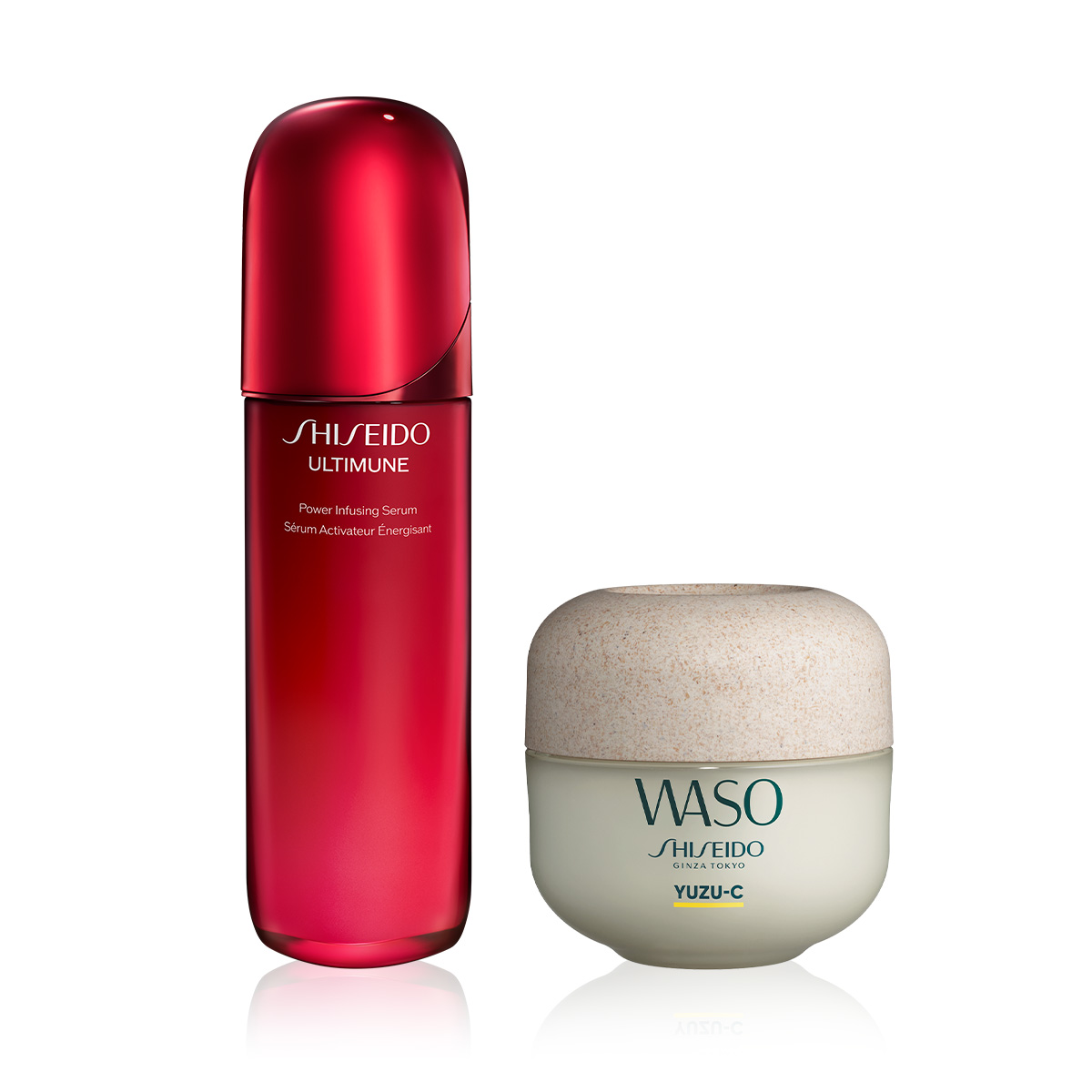 SHISEIDO - WASO YUZU-C & ULTIMUNE ICONIC POWER DUO - Gece Güzellik Maskesi & Cilt Savunmasını Güçlendiren ve Yaşlanmayı Yavaşlatan Serum Seti 