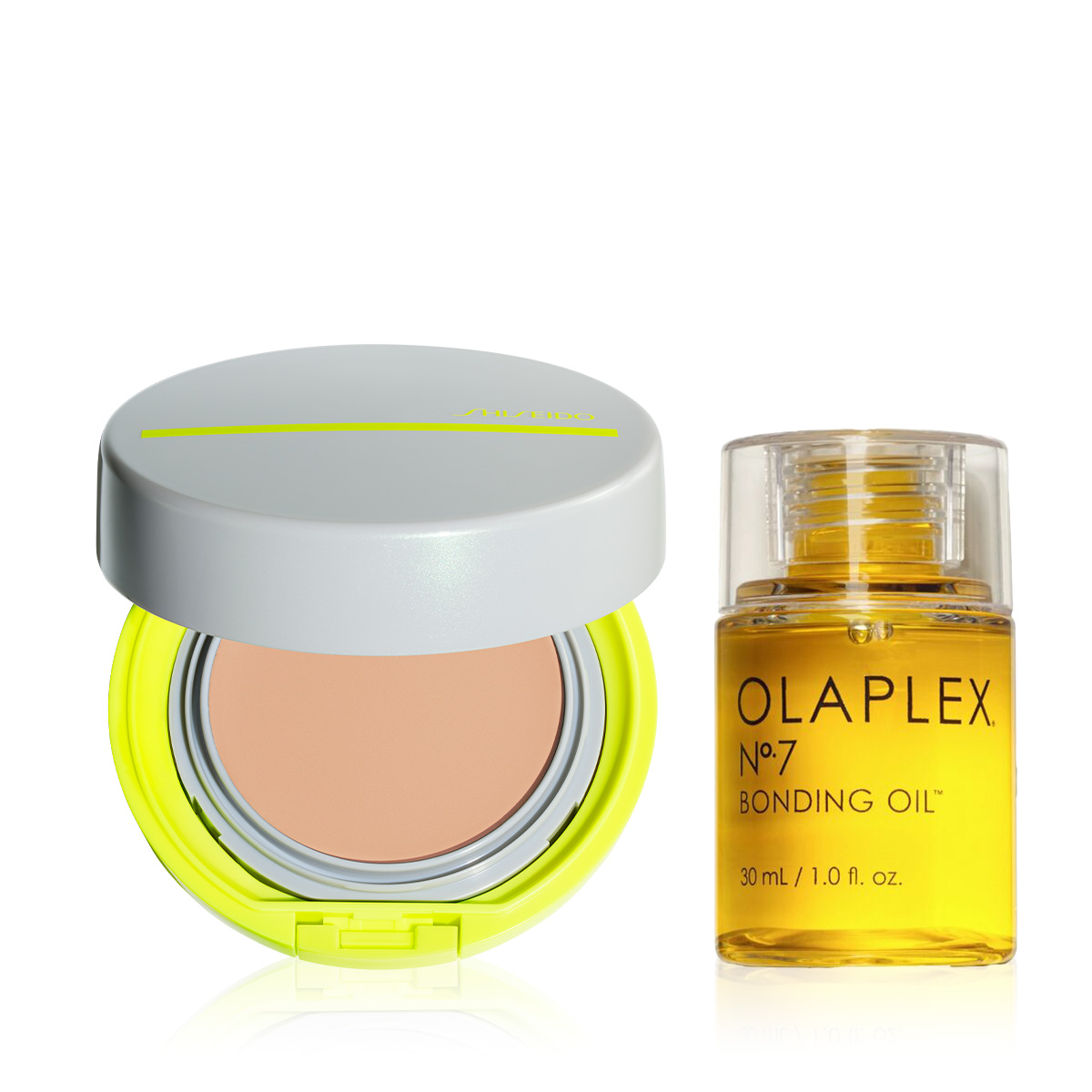 SHISEIDO - TOP PICKS DUO - Güneş Koruyucu Kompakt BB Krem & Bağ Güçlendirici Saç Yağı Seti