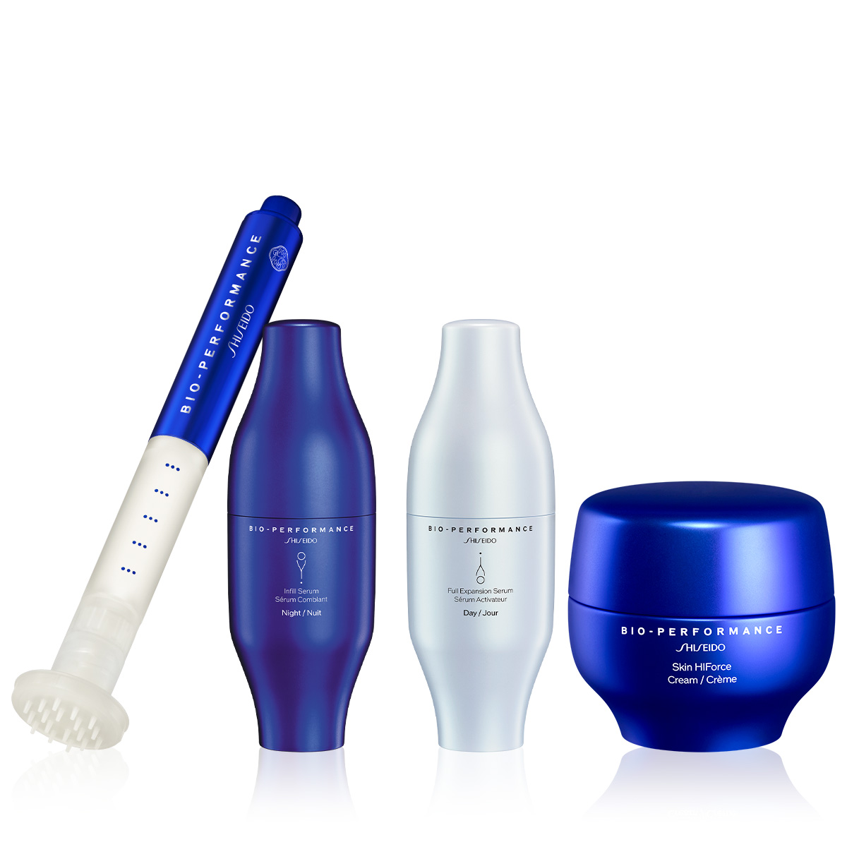 SHISEIDO - BIO-PERFORMANCE VISIBLE LIFT & FULL EXPANSION SET - Dolgu Etkisi Veren Nemlendirici, Serum & Kırışıklık, Gözenek & Sarkma Karşıtı Bakım Konsantresi Seti