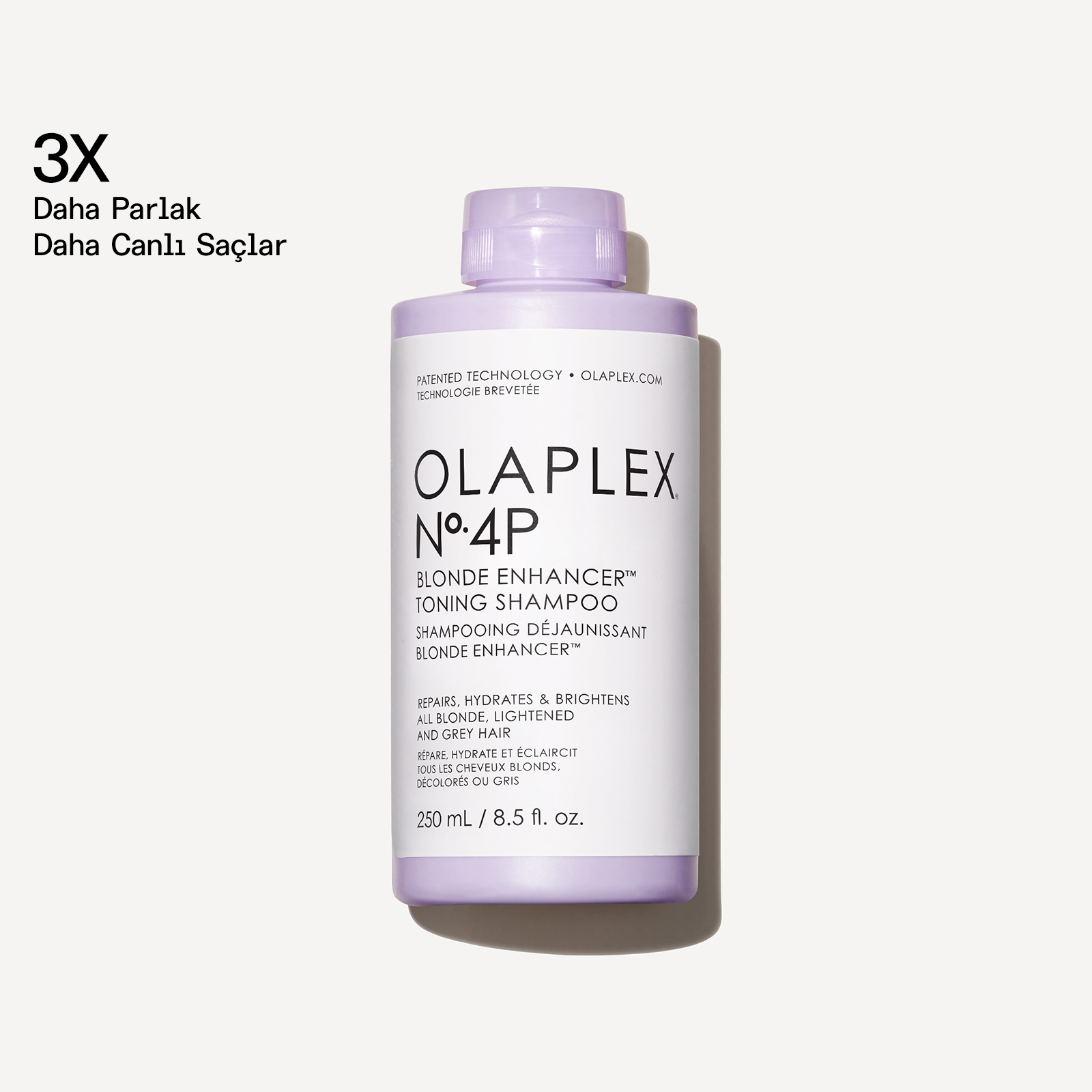 OLAPLEX - No. 4P BLONDE ENHANCER TONING SHAMPOO - Renk Koruyucu & Bağ Güçlendirici Mor Şampuan