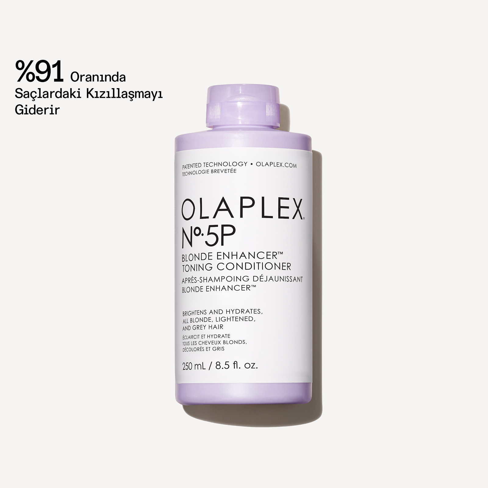 OLAPLEX - No. 5P BLONDE ENHANCER TONING CONDITIONER - Renk Koruyucu & Bağ Güçlendirici Mor Saç Bakım Kremi