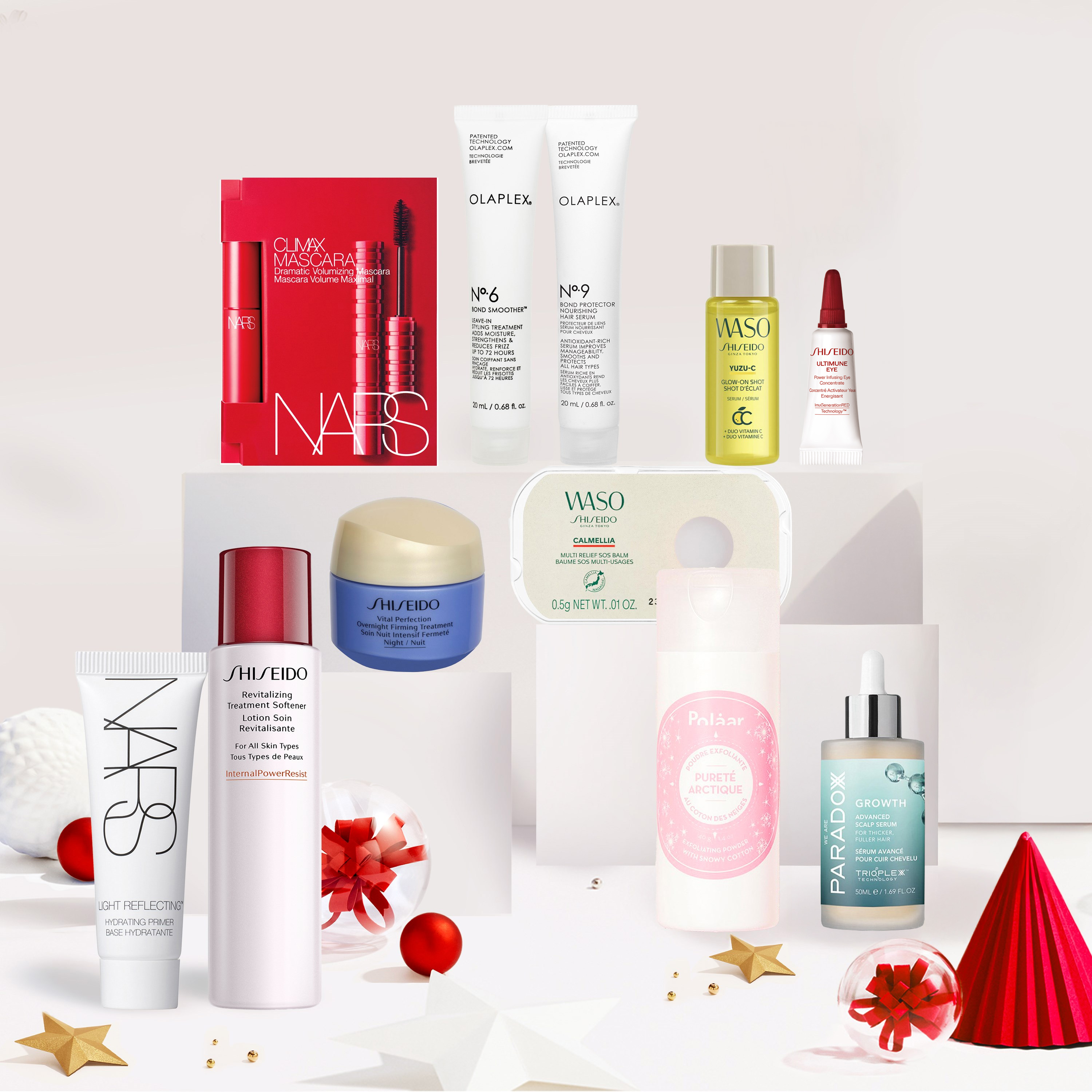 SHISEIDO - MAKYAJ TRENDİ NEW YEAR GLOW GIFT SET - Makyaj, Cilt ve Saç Bakım Ürünlerinden Oluşan Yılbaşı Hediye Seti