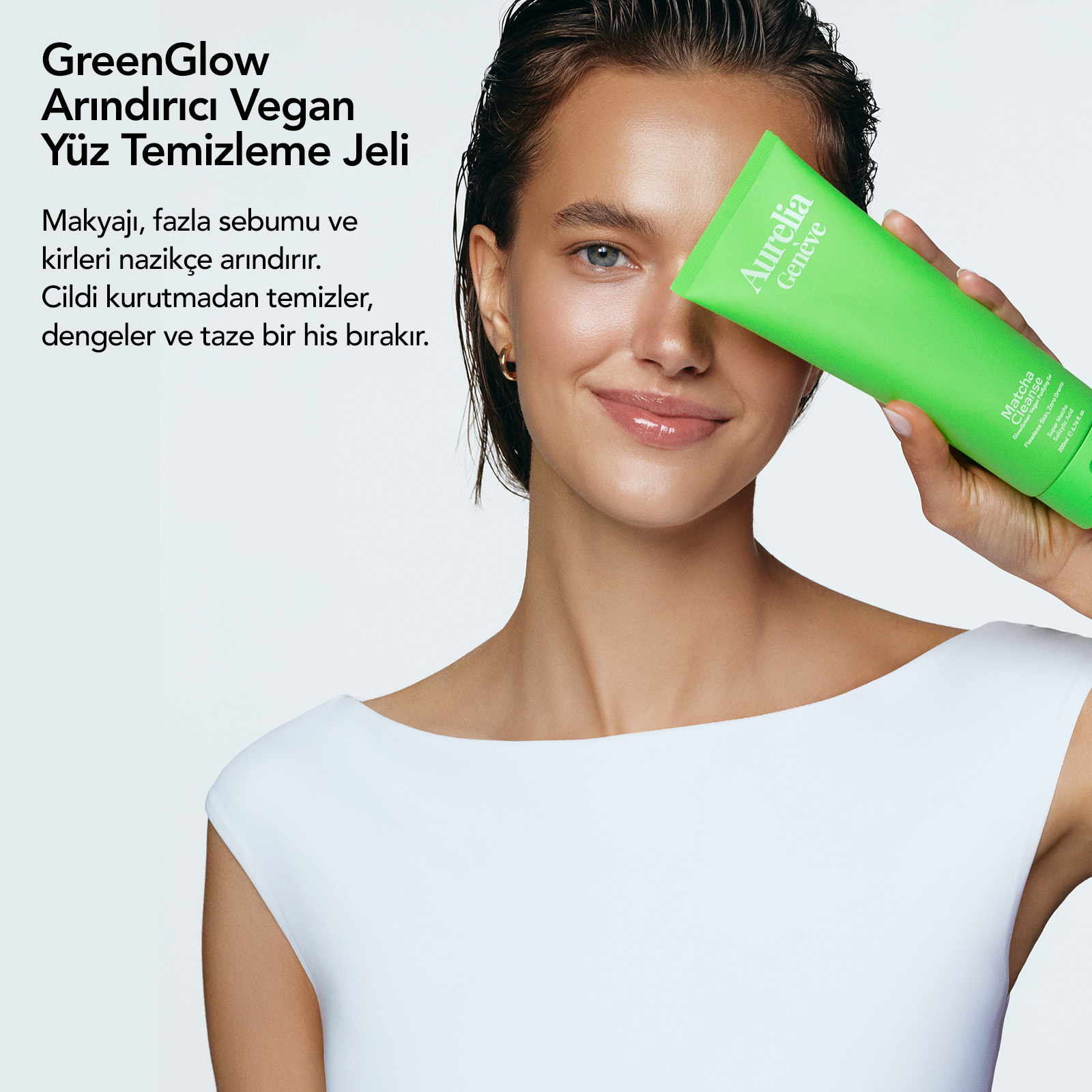 Aurelia Genève Matcha Cleanse - Glowgreen Vegan Purifying Gel