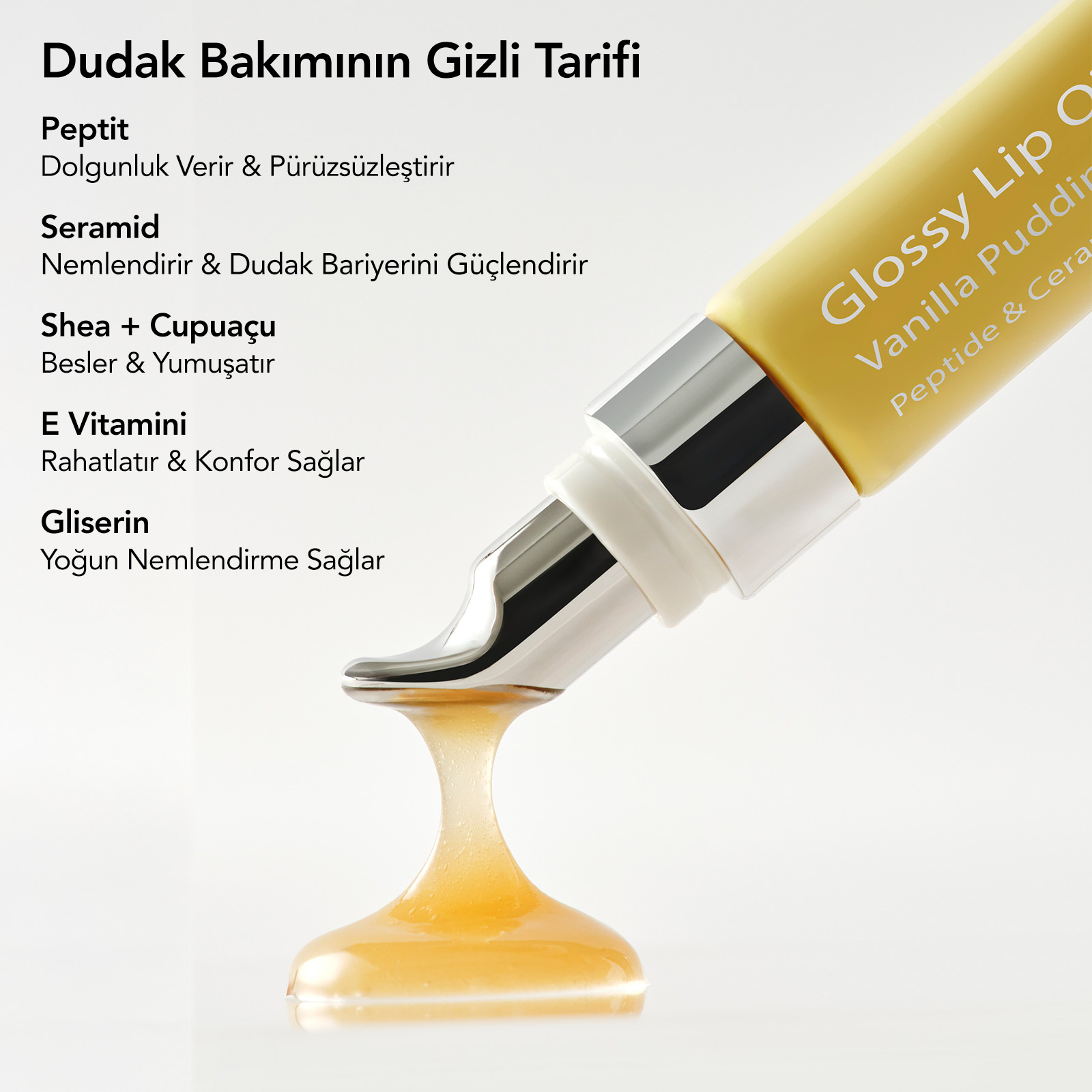Aurelia Genève Glossy Lip Oil Balm - Peptide & Ceramid Infused