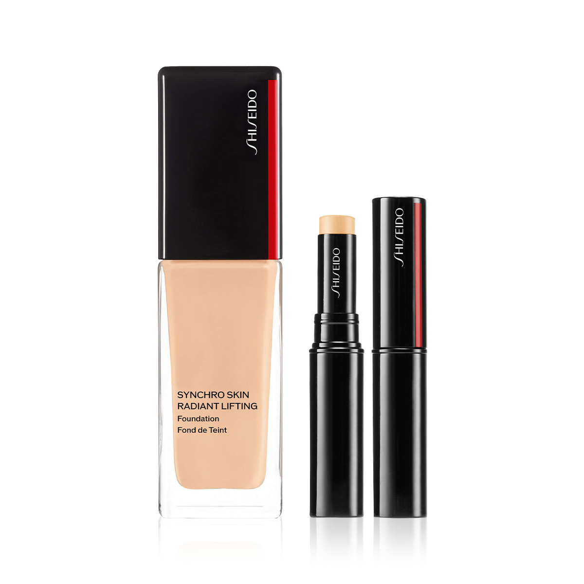 SHISEIDO - SYNCHRO SKIN CONCEALER & FOUNDATION DUO - Cilt Bakım Etkili Kapatıcı & Fondöten Seti
