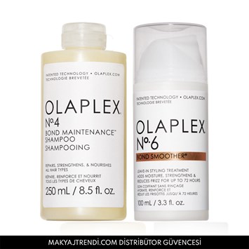 OLAPLEX - FLAWLESS HAIR PERFECTION DUO - Bağ Güçlendirici Bakım Şampuanı & Bağ Güçlendirici Durulanmayan Saç Şekillendirici Seti 
