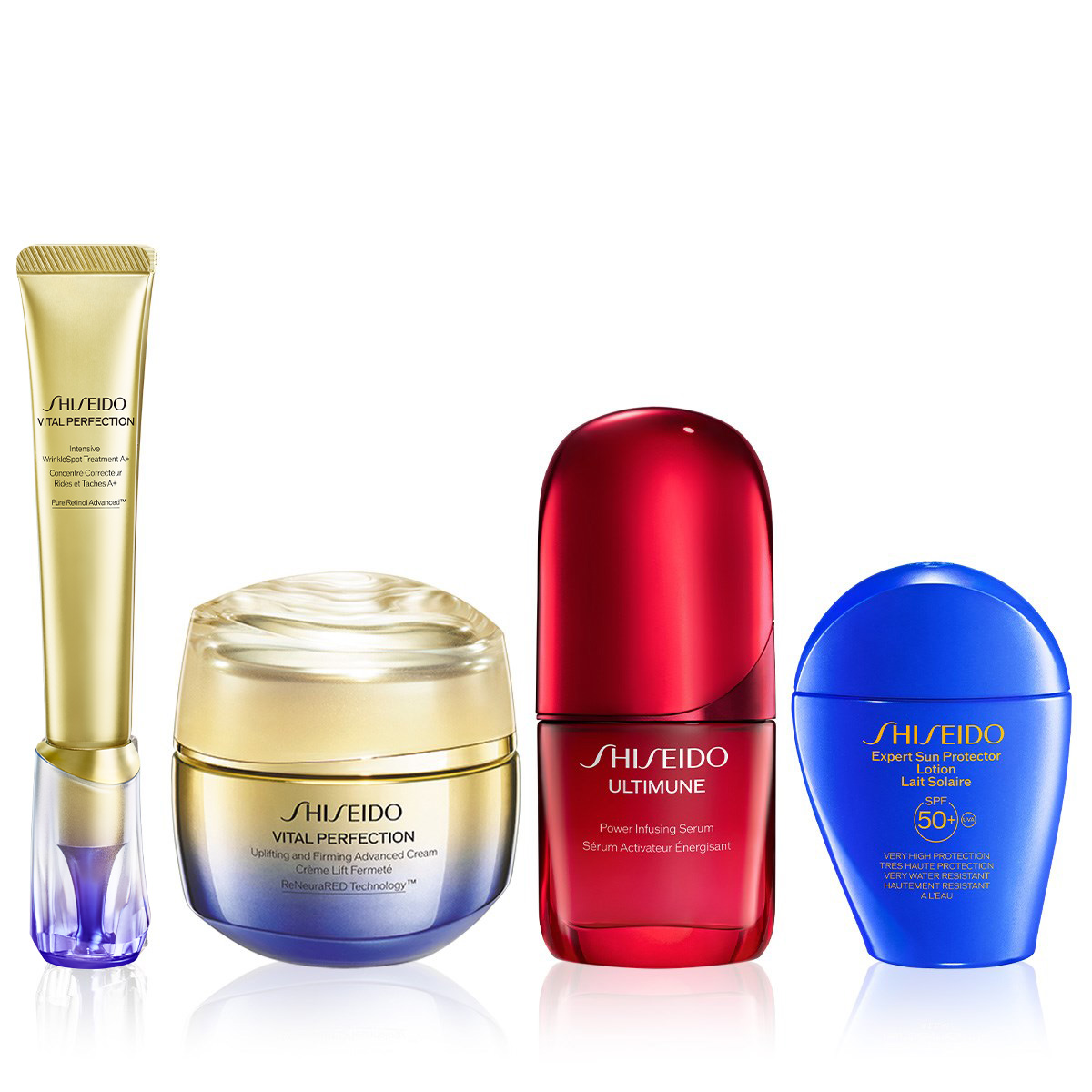 SHISEIDO - ADVANCED RETINOL ROUTINE WITH SPF50+ LOTION - Retinol İçeren & Lifting Etkili & Yenileyici & Güneşten Koruyucu Cilt Bakım Seti
