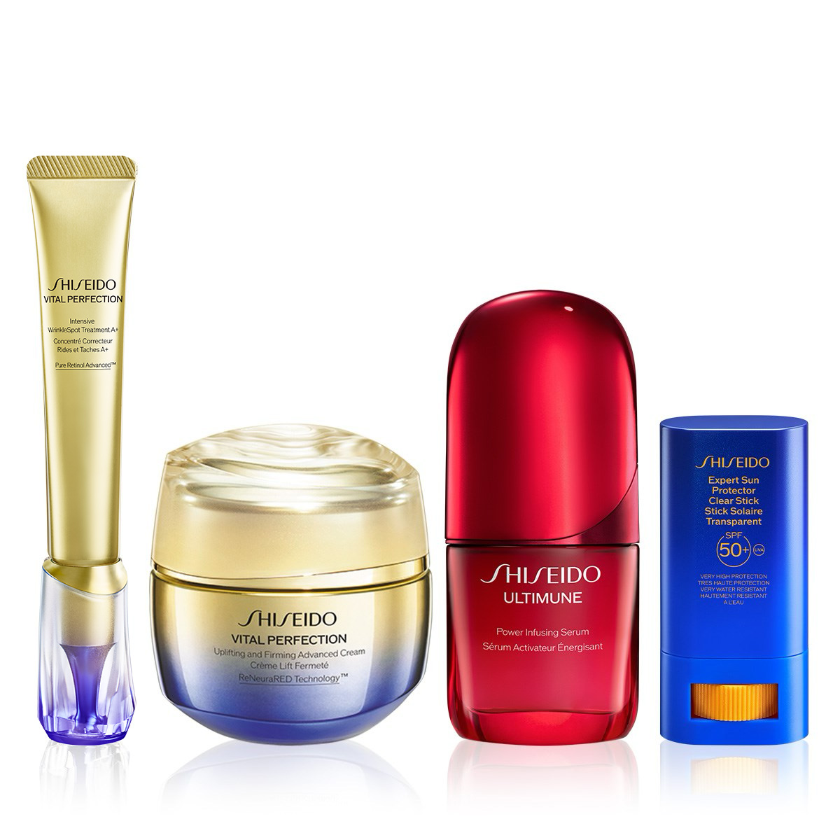 SHISEIDO - ADVANCED RETINOL ROUTINE WITH SPF50+ STICK - Retinol İçeren & Lifting Etkili & Yenileyici & Stik Güneş Koruyuculu Cilt Bakım Seti