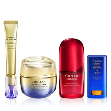 SHISEIDO - ADVANCED RETINOL ROUTINE WITH SPF50+ STICK - Retinol İçeren & Lifting Etkili & Yenileyici & Stik Güneş Koruyuculu Cilt Bakım Seti