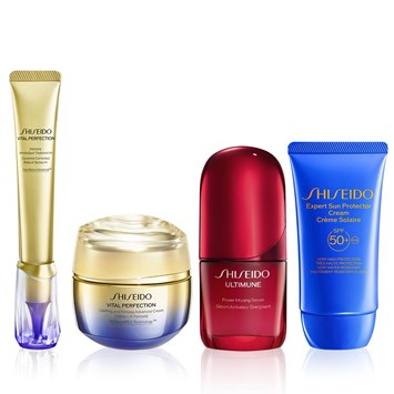 SHISEIDO - BEST SELLER RETINOL ROUTINE SET - Retinol İçeren & Olgun Ciltler İçin Lifting Etkili & Yenileyici & Güneşten Koruyucu Cilt Bakım Seti