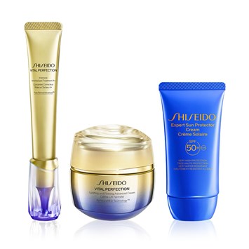 SHISEIDO - LIFTING & RETINOL & SPF TRIO SET - Retinol İçeren & Lifting Etkili & Güneşten Koruyucu Cilt Bakım Seti
