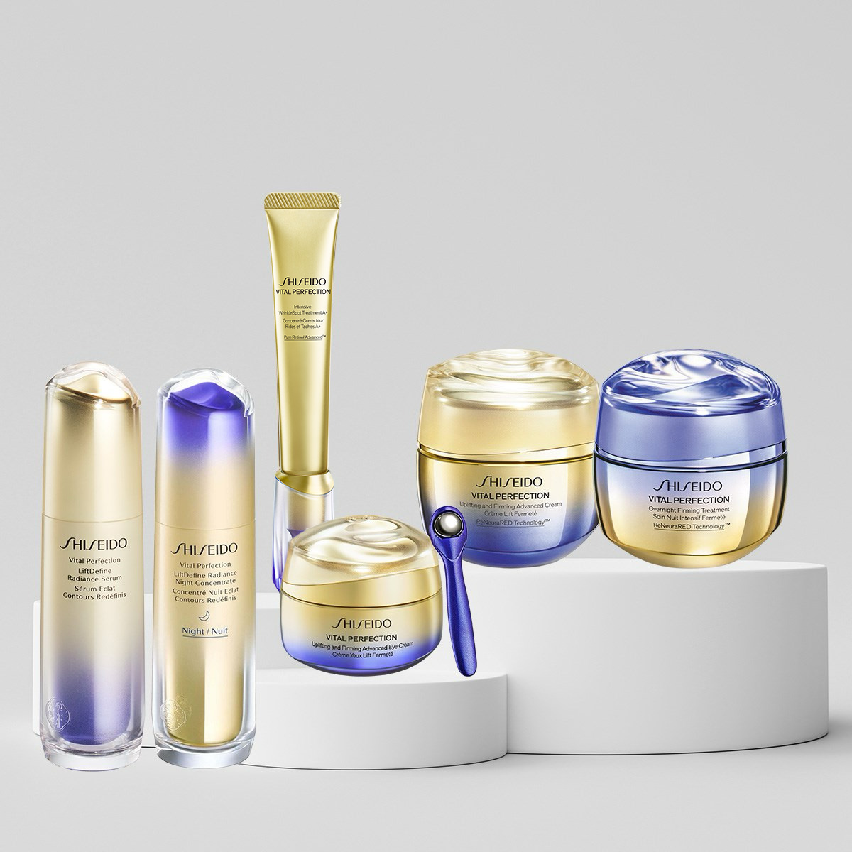 SHISEIDO - VITAL PERFECTION ALL IN ONE COLLECTION SET - Retinol İçeren & Lifting Etkili Komple Cilt Bakım Seti