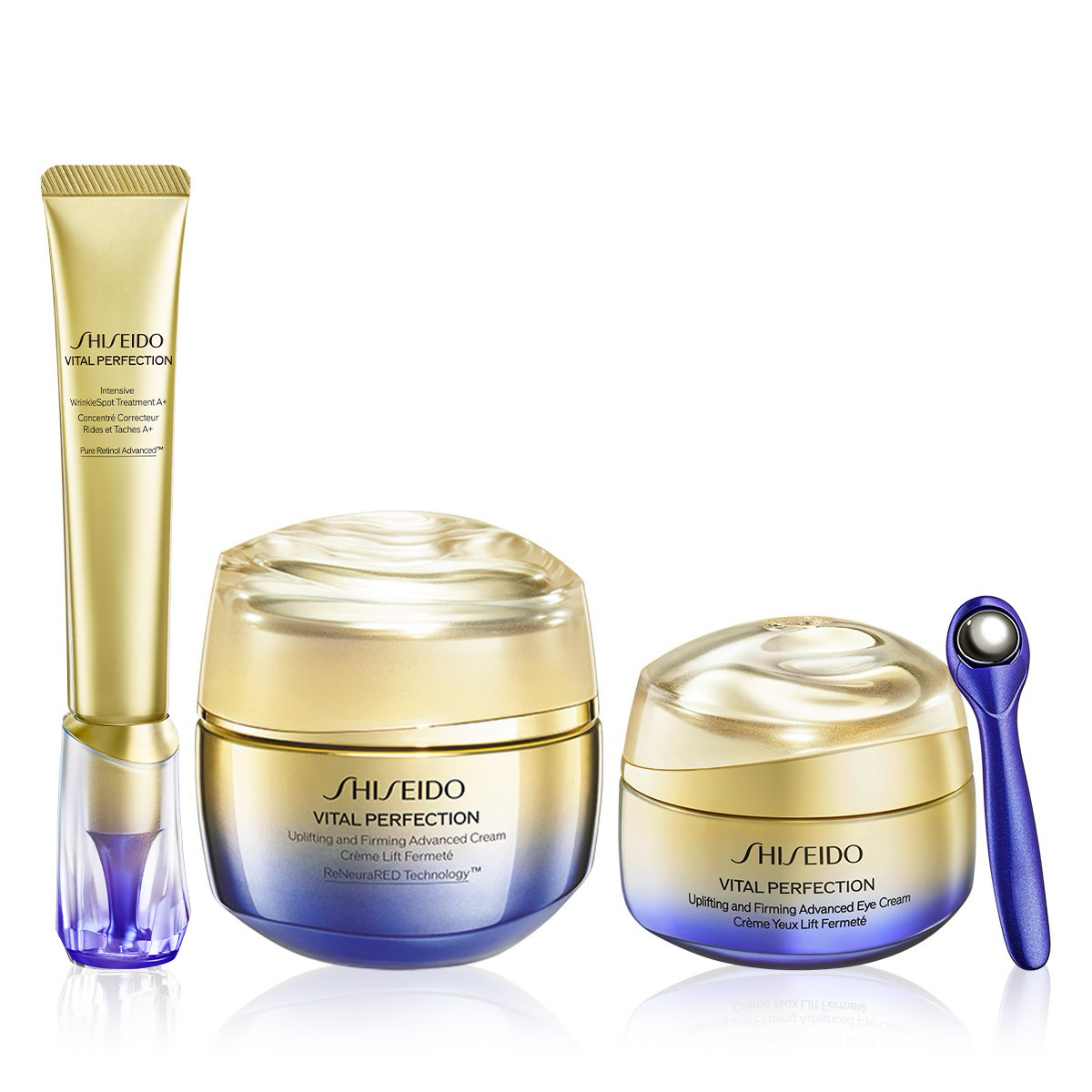 SHISEIDO - VITAL PERFECTION DOUBLE AGE-DEFYING POWER SET - Retinol İçeren & Lifting Etkili Göz Çevresi ve Cilt Bakım Seti
