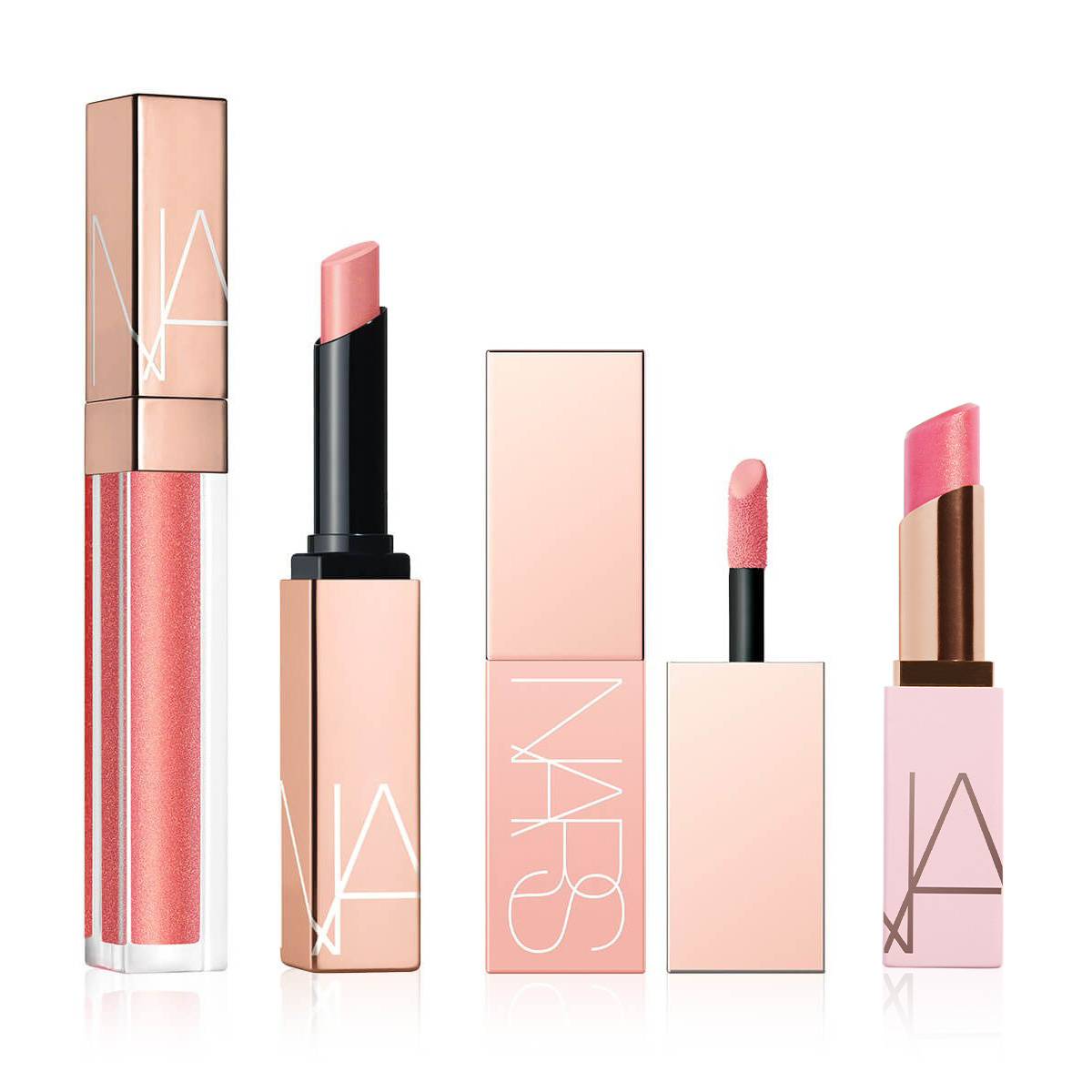 NARS - ENDLESS AFTERGLOW BUNDLE - Yanak & Dudaklara Canlı Görünüm Veren Likit Allık & Lip Balm & Parlatıcı & Ruj Seti