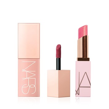 NARS - MOOD BOOSTER BUNDLE - Yanakları Canlandıran Likit Allık & Yoğun Nemlendirici Dudak Balmı Seti