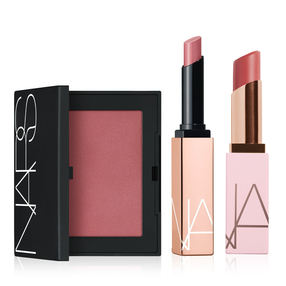 NARS - DOLCE VITA LOVE TRIO - Dudakları ve Yanakları Canlandıran Ruj & Dudak Balmı & Allık Seti