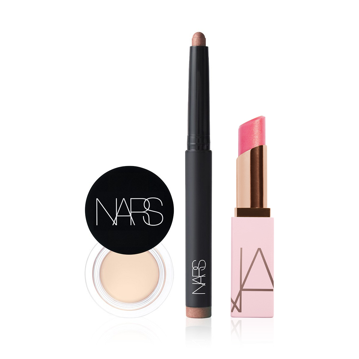 NARS - SOFT SEDUCTION GLOW SET - Silgi Kapatıcı, Dudak Balmı & Kalem Far Seti