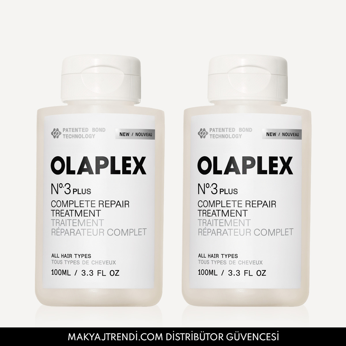 OLAPLEX - No. 3 PLUS COMPLETE REPAIR TREATMENT DOUBLE POWER DUO - Anında Etkili, Güçlendirilmiş İkili Yoğun Onarıcı Bakım Seti