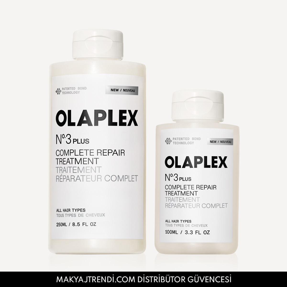 OLAPLEX - No. 3 PLUS COMPLETE REPAIR TREATMENT HOME & AWAY DUO - Ev ve Seyahat İçin Anında Etkili, Güçlendirilmiş İkili Yoğun Onarıcı Bakım Seti