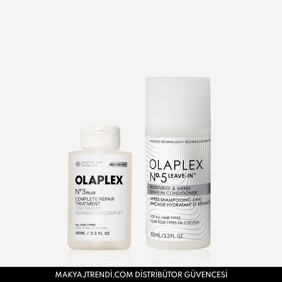 OLAPLEX - BEFORE & AFTER SHOWER ROUTINE DUO - Anında Yoğun Onarıcı, Bağ Güçlendirici, Saçları Canlandıran ve Kırıkları Onaran İkili Set