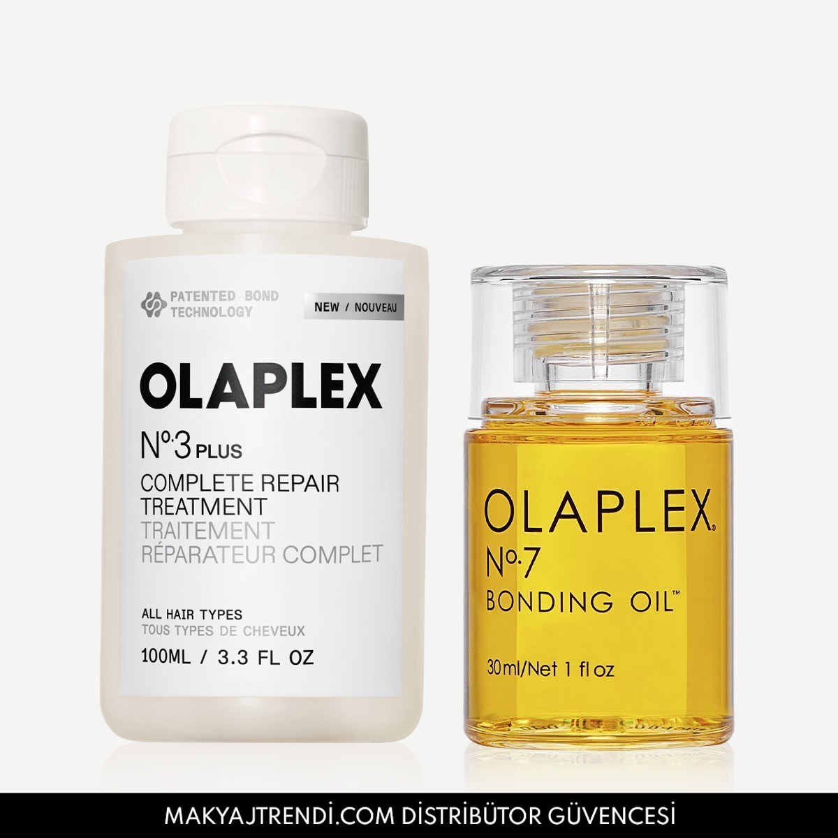OLAPLEX - BEST SELLER DUO - Anında Yoğun Onarıcı & Bağ Güçlendirici İkili Saç Bakım Seti