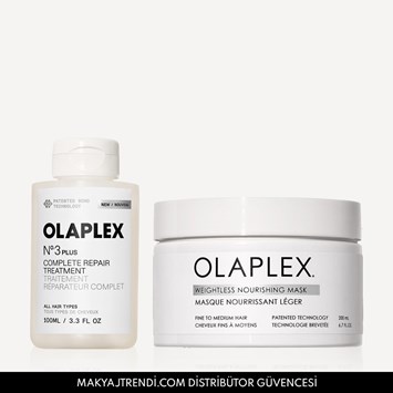 OLAPLEX - FINE HAIR BOND TREATMENT DUO - İnce Telli Saçlar İçin Bağ Güçlendirici, Anında Yoğun Onarıcı & Besleyici Set