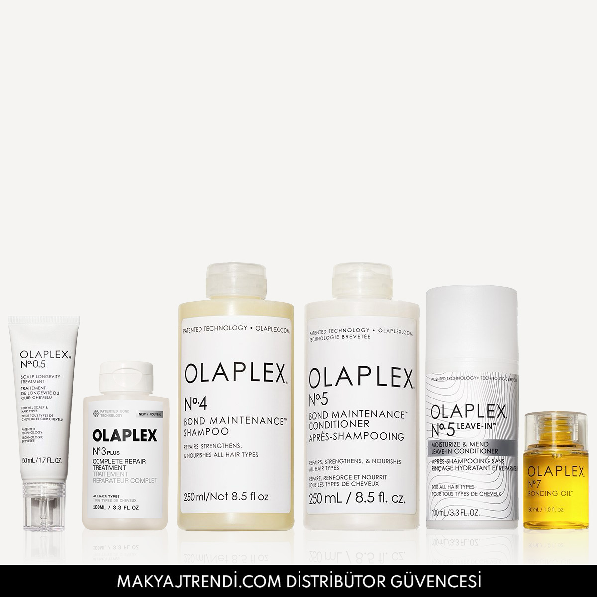 OLAPLEX - FULL CIRCLE HAIR ROUTINE - Bağ Güçlendirici Komple Bakım Seti