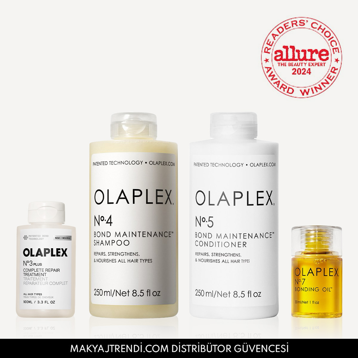 OLAPLEX - GOOD REPAIR & GET YOUR SHINE ON SET - Bağ Güçlendirici, Yoğun Onarıcı ve Parlaklık Artırıcı Saç Bakım Seti