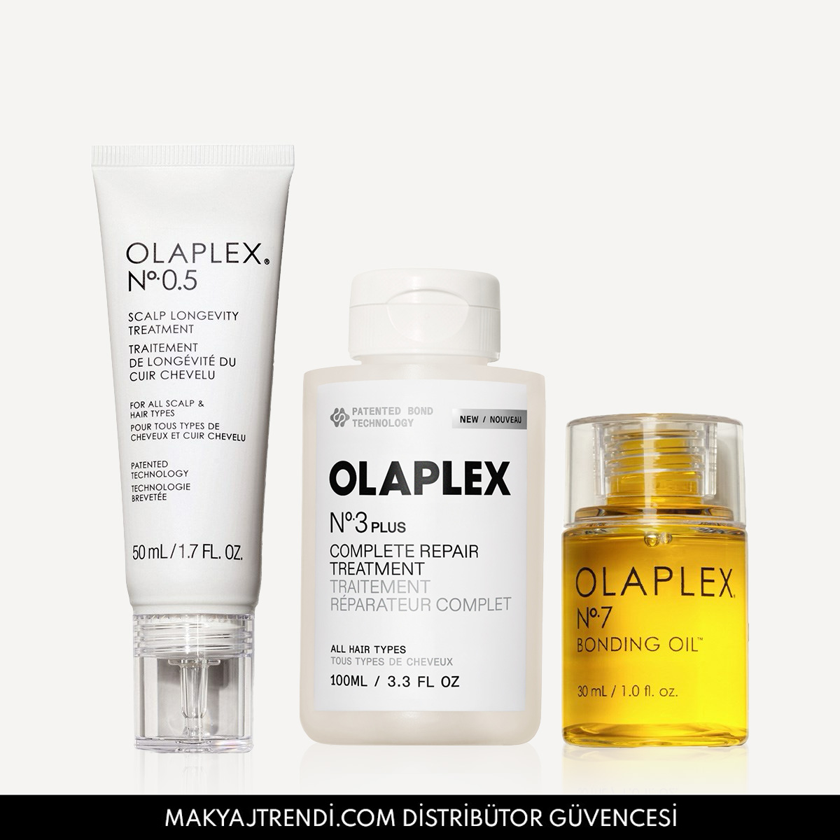OLAPLEX - HAIR REFRESH & REVIVE TRIO SET - Bağ Güçlendiren & Saç Derisini Güçlendiren & Parlaklık Veren Üçlü Bakım Seti