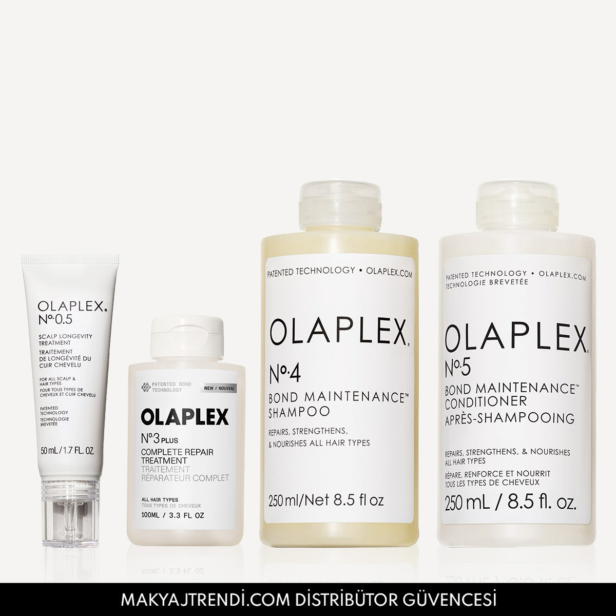 OLAPLEX - PURE SCALP & HAIR REVIVAL SET - Anında Yoğun Onarıcı & Bağ Güçlendirici & Saç Derisini Güçlendirici Bakım Seti
