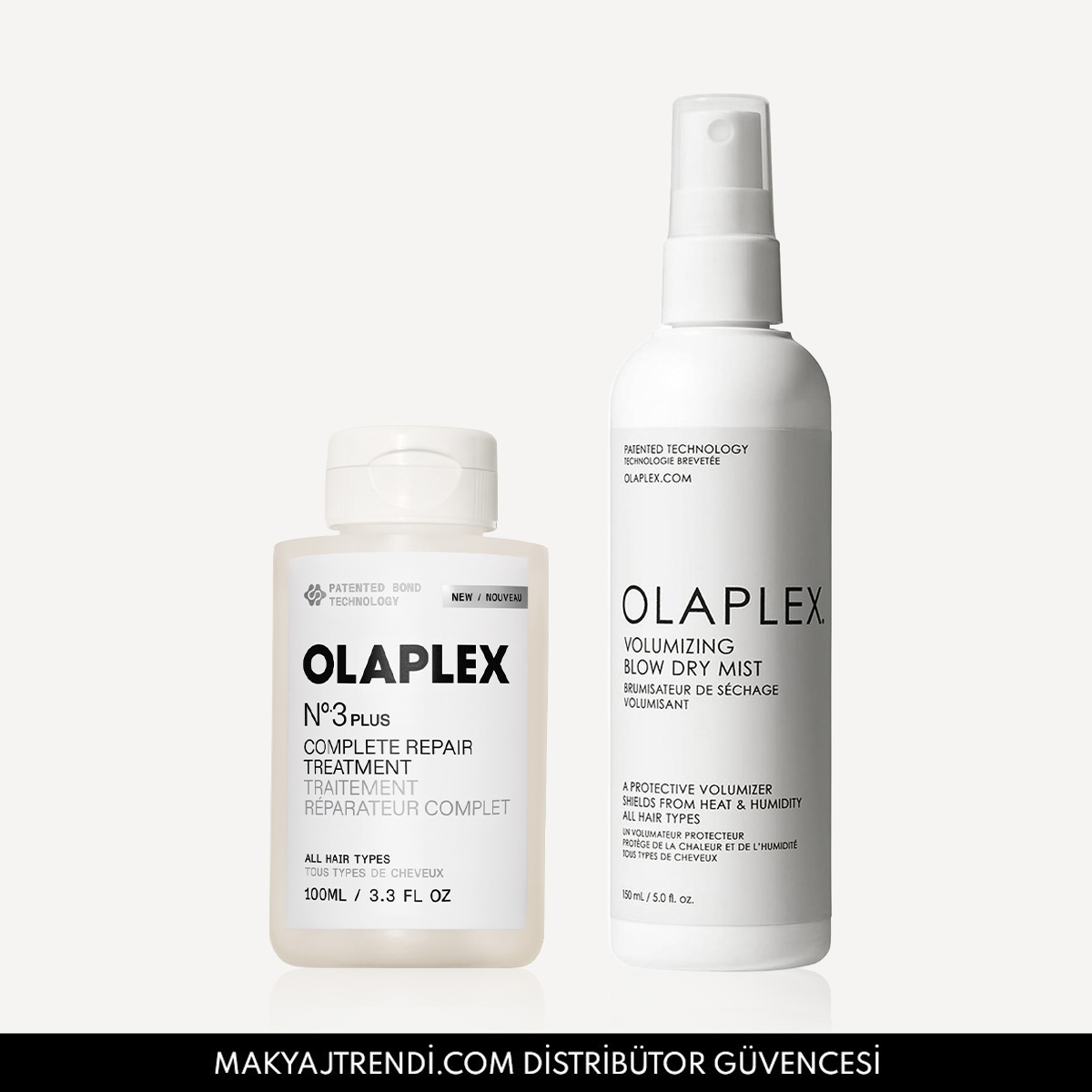OLAPLEX - REPAIR & VOLUMISE DUO - Bağ Güçlendiren & Yoğun Onarıcı & Hacim Veren İkili Saç Bakım Seti