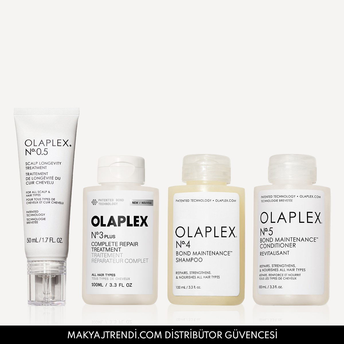 OLAPLEX - ROOT TO TIP RITUAL - Yoğun Onarıcı & Bağ Güçlendirici & Saç Derisini Güçlendirici Bakım Seti