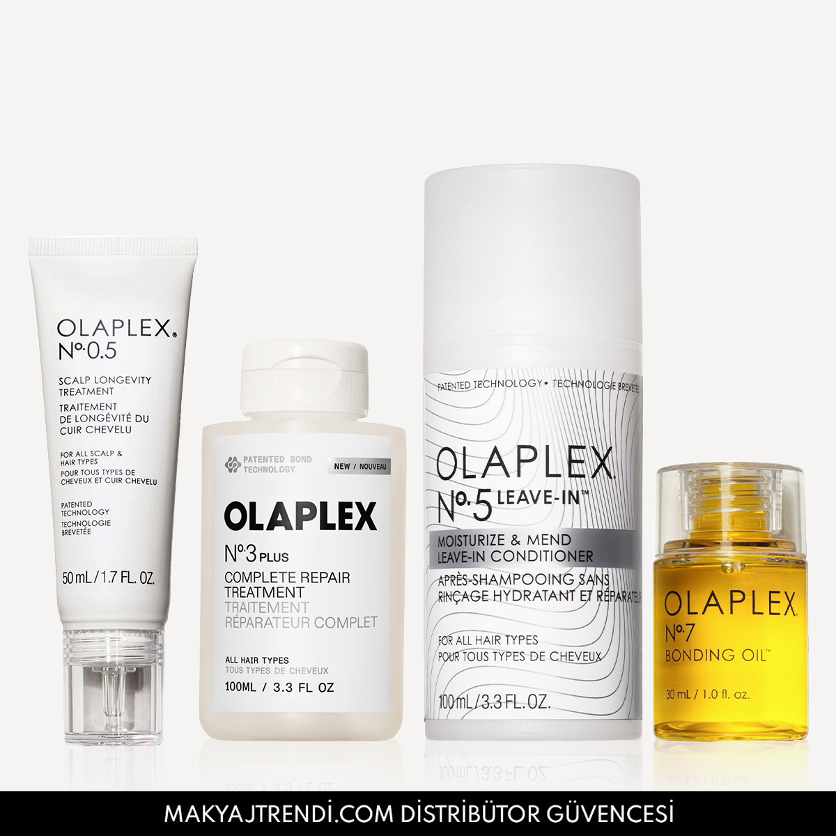 OLAPLEX - SCALP & BOND THERAPY RITUAL - Yoğun Onarıcı & Bağ Güçlendiren & Saç Derisini Güçlendiren & Parlaklık Veren Bakım Seti