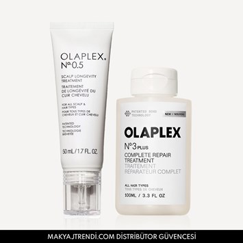OLAPLEX - SCALP & HAIR ESSENTIAL DUO - Bağ Güçlendirici & Yaşlanma Karşıtı Etkili Saç Derisi Bakım Serumu Seti
