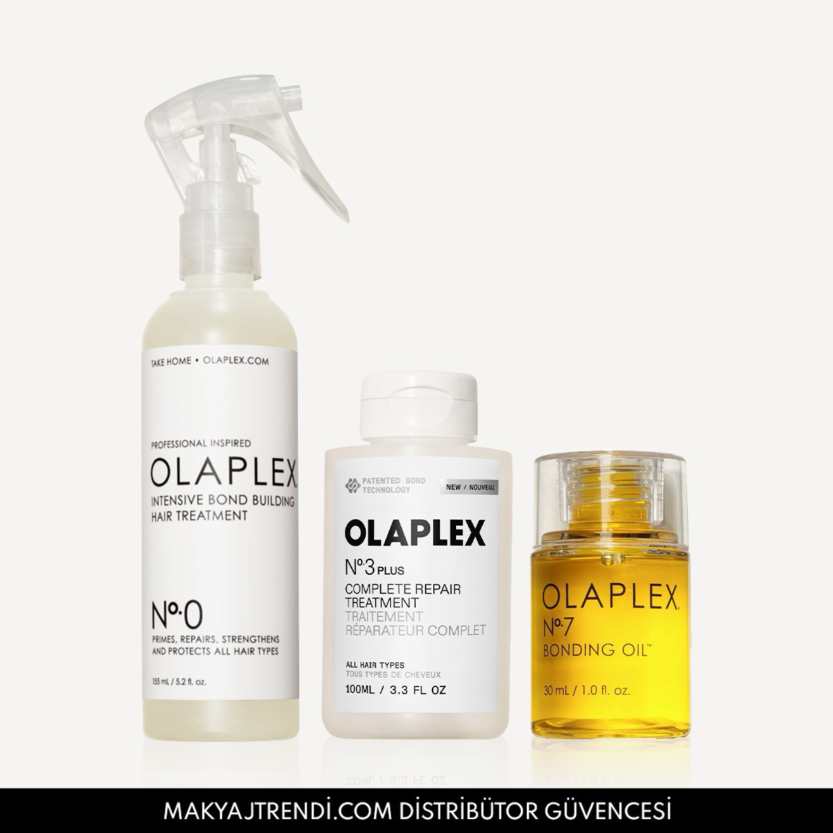 OLAPLEX - THE SIGNATURE REPAIR KIT - Bağ Güçlendirici & Parlaklaştırıcı & Yoğun Onarıcı Saç Bakım Seti