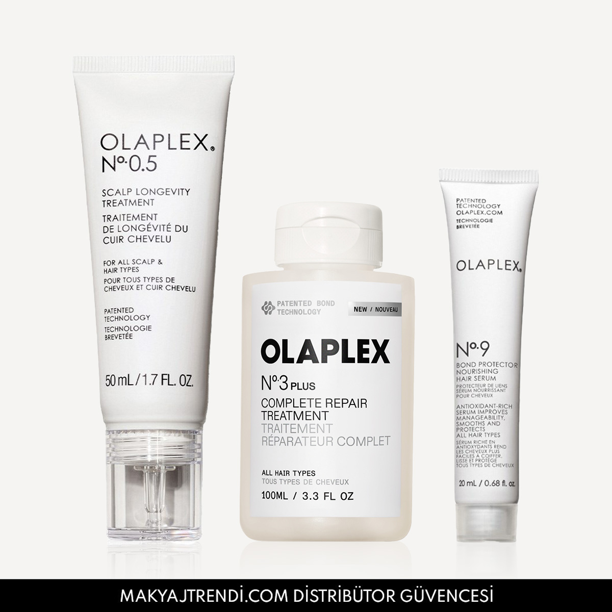 OLAPLEX - SCALP & HAIR DEEP NOURISH MINI RITUAL - Saç Derisini & Saçları Güçlendiren, Besleyen & Yoğun Onarıcı Bakım Seti