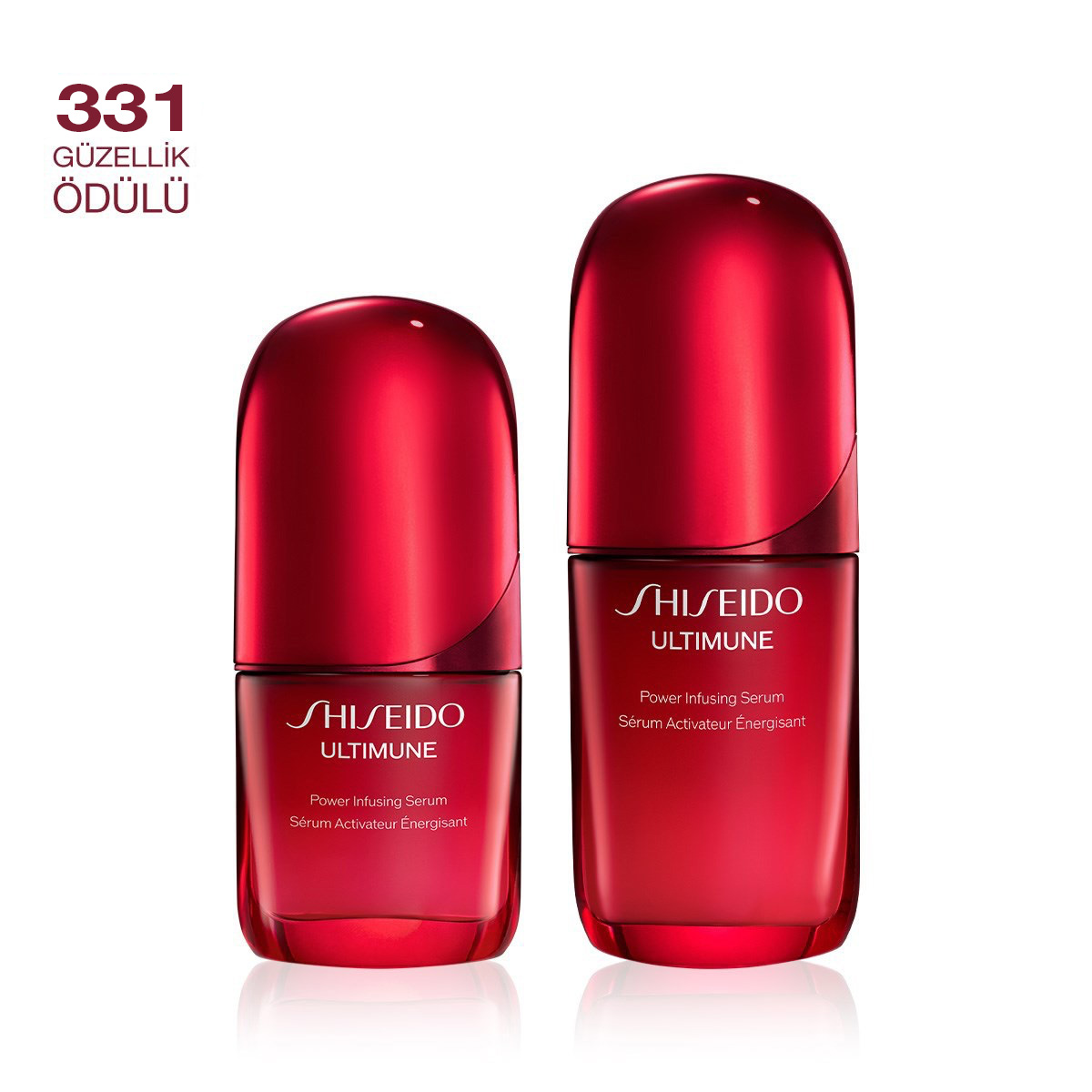 SHISEIDO - ULTIMUNE DOUBLE POWER DUO - Cilt Bariyerini Güçlendiren & Yaşlanmayı Yavaşlatan İkili Serum Seti