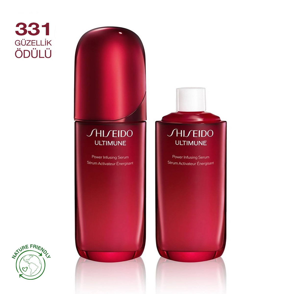 SHISEIDO - ULTIMUNE & REFILL ULTIMUNE DUO - Cilt Bariyerini Güçlendiren ve Yaşlanmayı Yavaşlatan Serum & Refill İkilisi