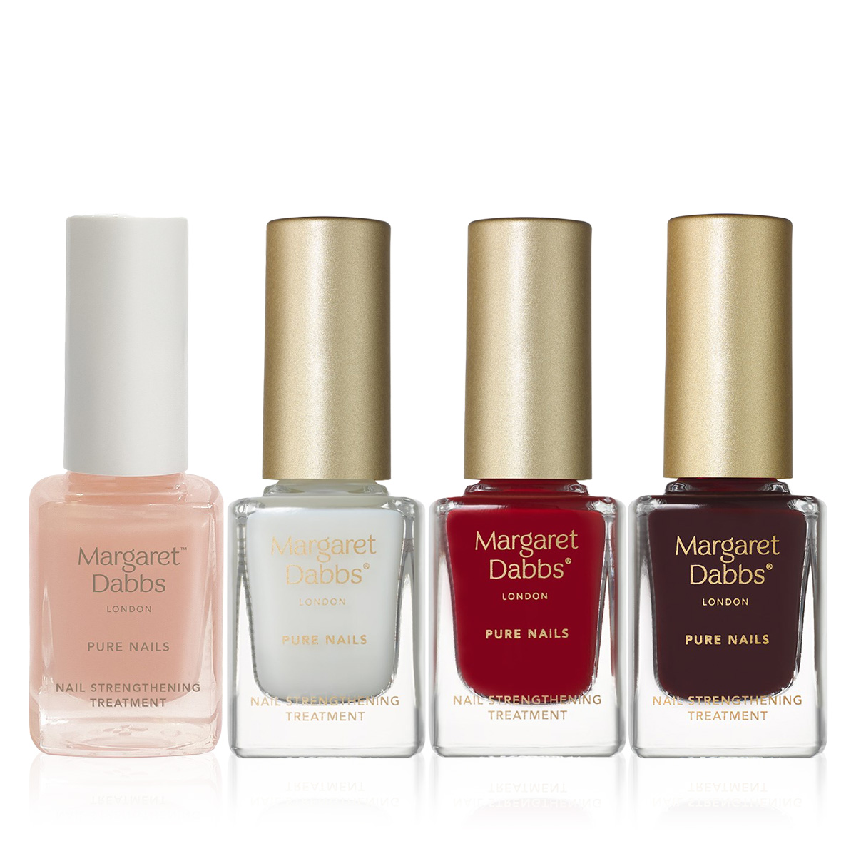 MARGARET DABBS LONDON - NAIL STRENGTHENING TREATMENT ULTIMATE COLLECTION - Dörtlü Tırnak Güçlendirici Bakım Jeli Seti