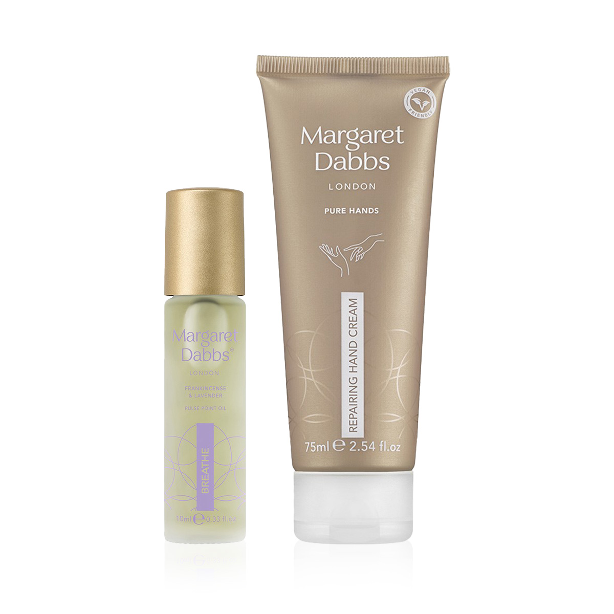 MARGARET DABBS LONDON - CALM HANDS RECOVERY DUO - Sakinleştirici Yağ & Onarıcı El Kremi Seti