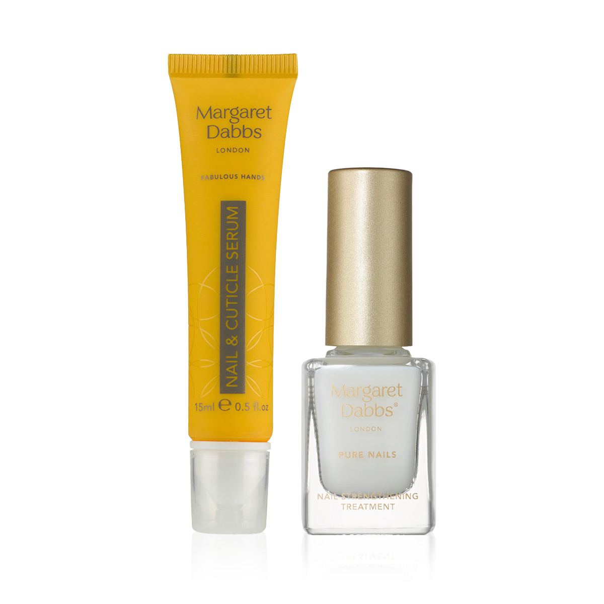 MARGARET DABBS LONDON - CUTICLE REPAIR & STRENGTH DUO - Tırnak Güçlendirici Bakım Jeli & Besleyici Tırnak ve Kütikül Serumu Seti