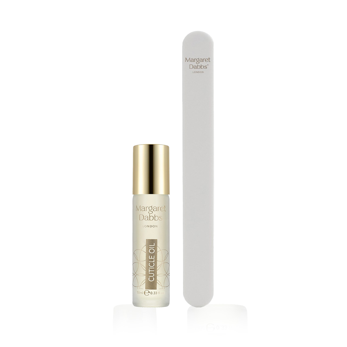 MARGARET DABBS LONDON - NATURAL SHINE NAIL DUO - Kütikül Yağı & Tırnak Düzeltici Buffer Törpü Seti