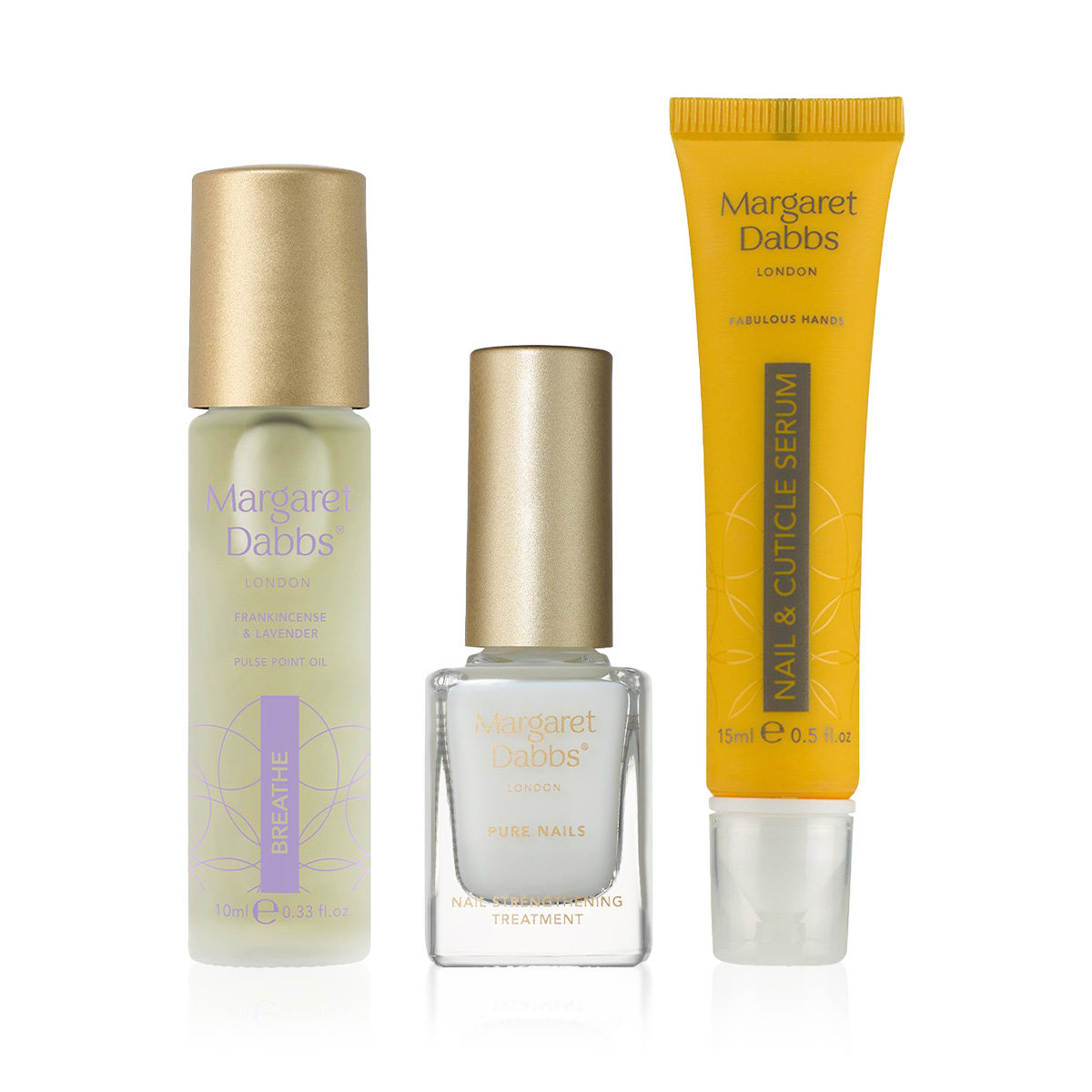 MARGARET DABBS LONDON - DEEP NOURISH NAIL RITUAL - Tırnak Güçlendirici Bakım Jeli & Sakinleştirici Yağ & Besleyici Tırnak Serumu Seti