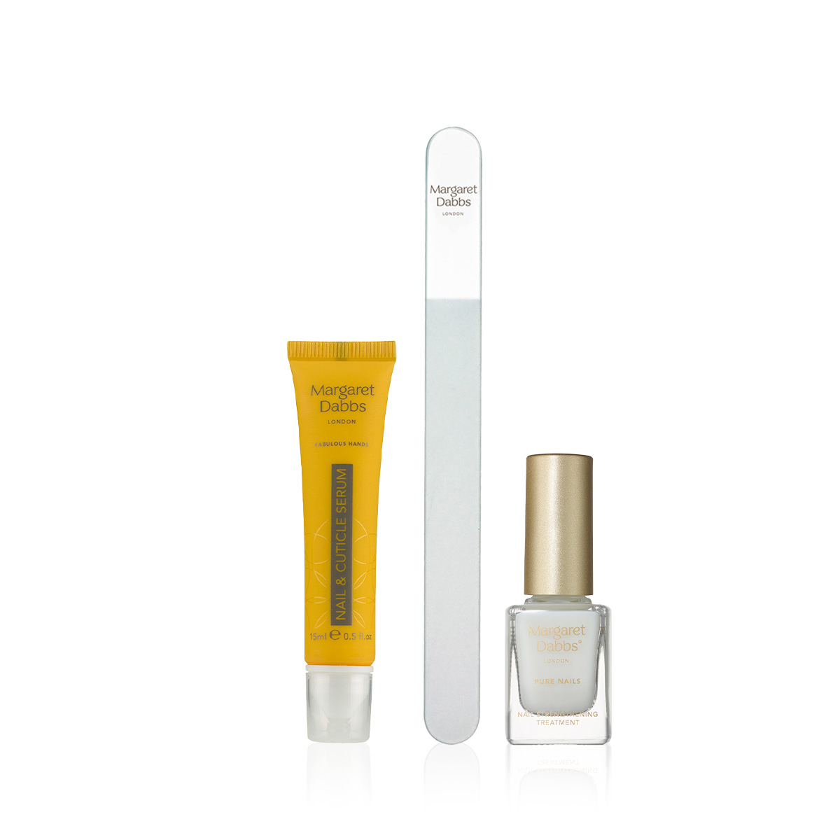 MARGARET DABBS LONDON - CUTICLE FIRST MANICURE SET - Tırnakları Şekillendiren, Besleyen ve Güçlendiren El Bakım Seti