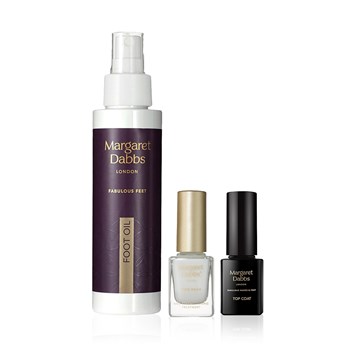 MARGARET DABBS LONDON - LONG-LASTING PEDICURE SET - Tırnakları Şekillendiren, Güçlendiren ve Ayakları Yoğun Şekilde Besleyen Bakım Seti