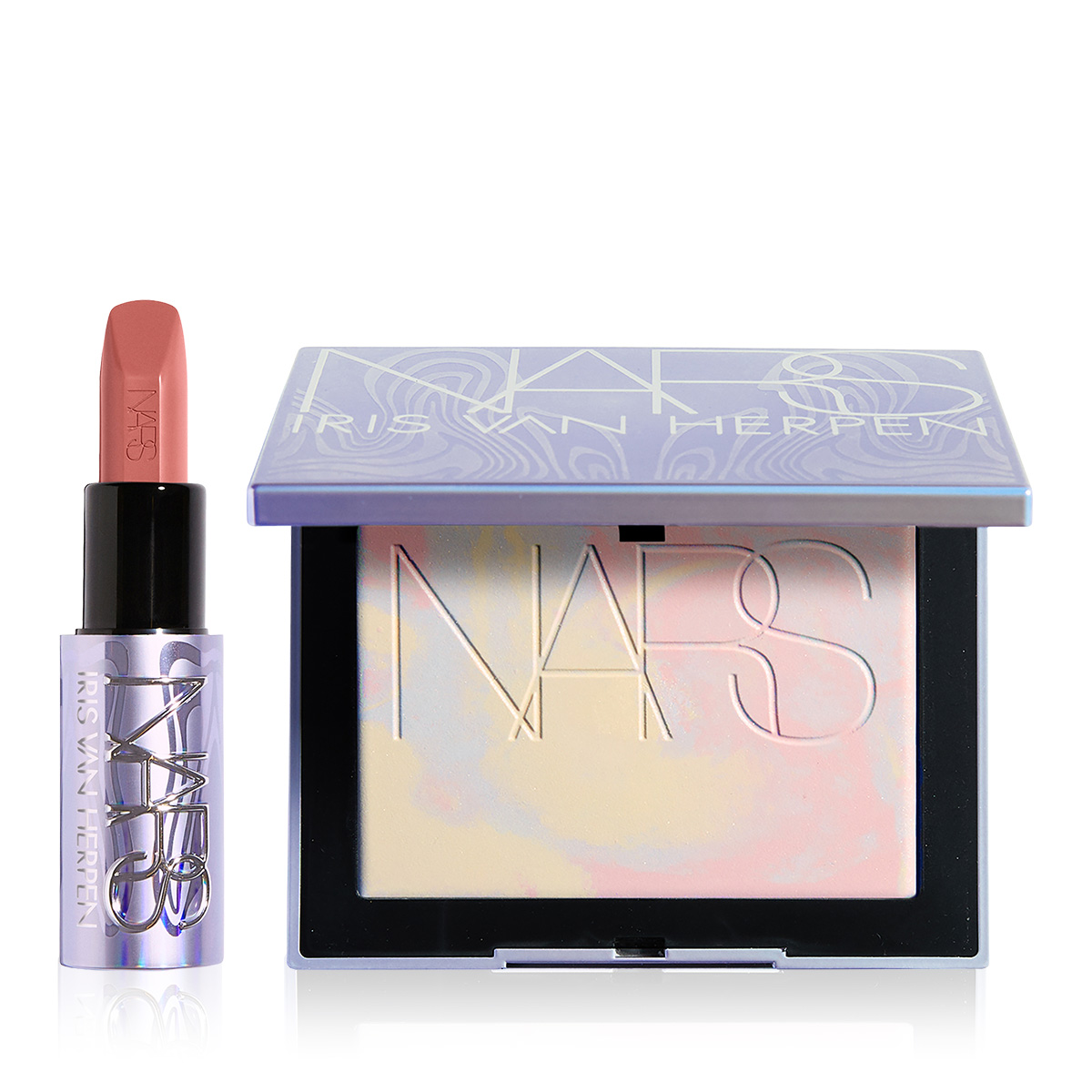 NARS - SOFT GLOW DUO - Sınırlı Sayıda Sabitleyici Transparan Pudra & Saten Bitişli Ruj Seti