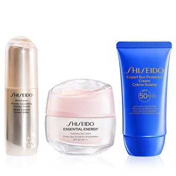 SHISEIDO - BENEFIANCE RETINOL & SPF ROUTINE - Retinol İçeren & Kırışıklık Karşıtı & Yoğun Nem Veren & Güneşten Koruyucu Cilt Bakım Seti
