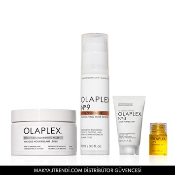 OLAPLEX - ANTI-FRIZZ & MAXIMIZE MOISTURE FOR FINE HAIR SET - İnce Telli Saçlar İçin Bağ Güçlendirici, Besleyici, Elektriklenmeyi Önleyen Bakım Seti