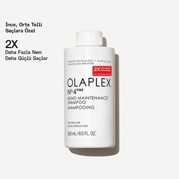 OLAPLEX - No. 4 FINE BOND MAINTENANCE SHAMPOO - İnce Telli Saçlar İçin Bağ Güçlendirici Bakım Şampuanı